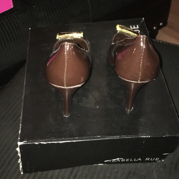 Brown Patent Leather Heel - Picture 3 of 6